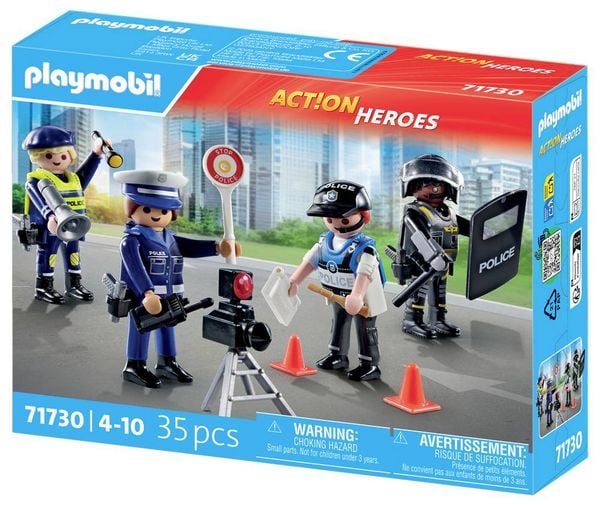 Produktbild: Playmobil® ACT!ON HEROES Figurenset Polizei 71730