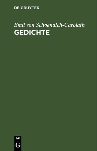Produktbild: Gedichte