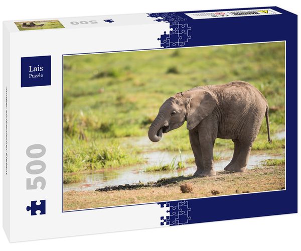 Lais Puzzle Junger afrikanischer Elefant 500 Teile