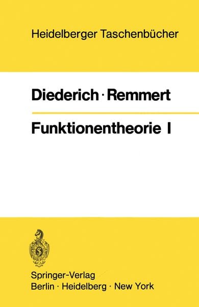 Produktbild: Funktionentheorie I