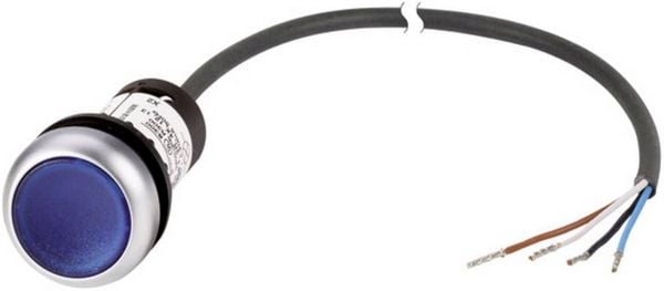 Eaton 185585 C22-DL-B-K10-24-P62 Drucktaster flach Blau 1St.