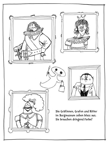 Produktbild: Das kleine Gespenst (Ausmalen, weitermalen, selber malen)
