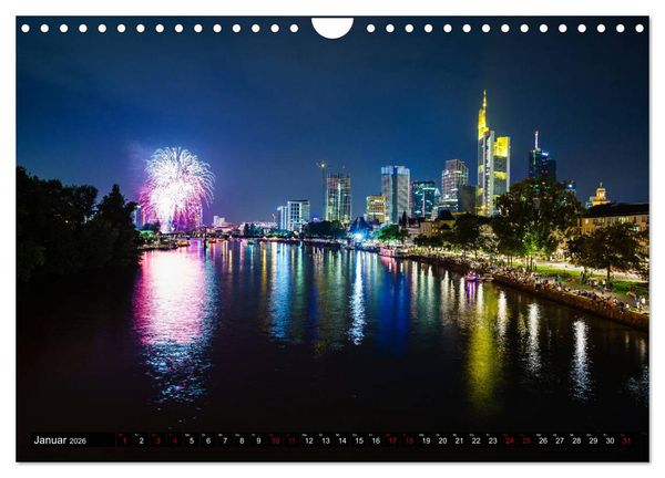 Produktbild: Main Frankfurt (Wandkalender 2026 DIN A4 quer), CALVENDO Monatskalender