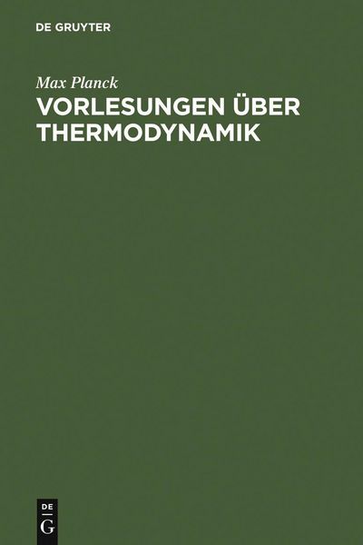 Produktbild: Vorlesungen &uuml;ber Thermodynamik