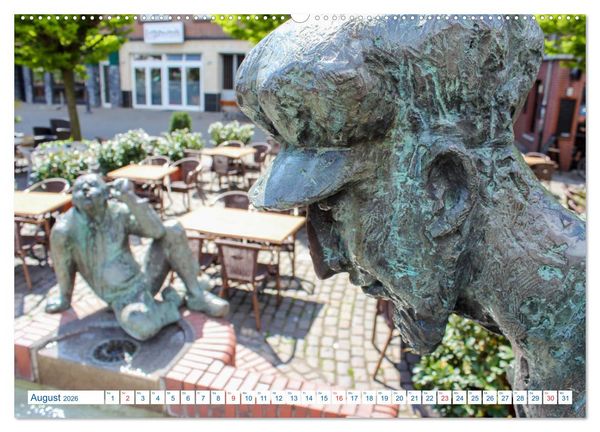 Produktbild: Hansestadt Wesel - Impressionen vom Niederrhein (hochwertiger Premium Wandkalender 2026 DIN A2 quer), Kunstdruck in Hochglanz