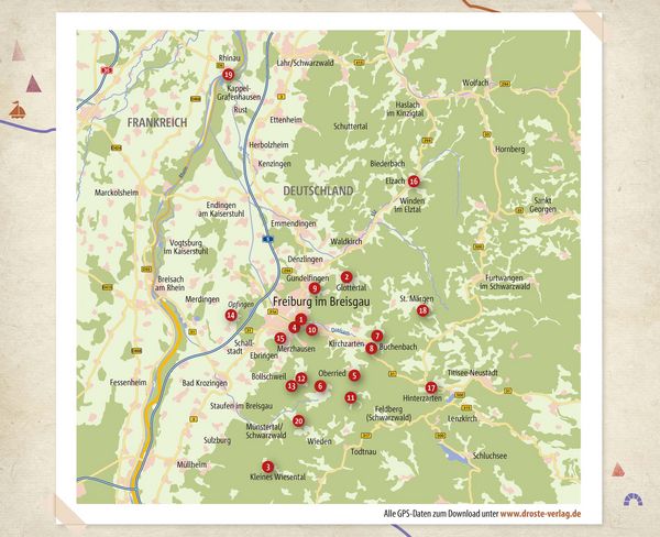 Produktbild: In und um Freiburg. Wandern f&uuml;r die Seele
