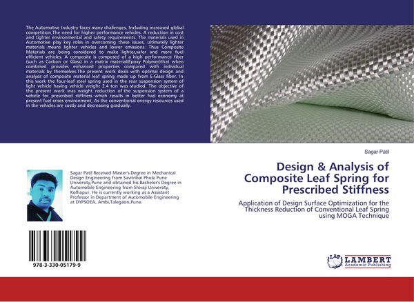 Produktbild: Design & Analysis of Composite Leaf Spring for Prescribed Stiffness