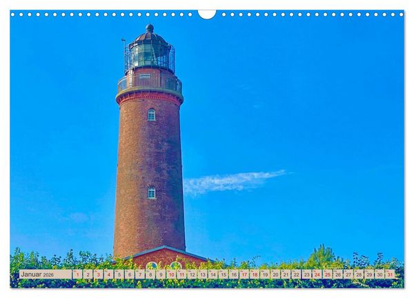 Produktbild: Fischland zwischen Ostsee und Bodden (Wandkalender 2026 DIN A3 quer), CALVENDO Monatskalender