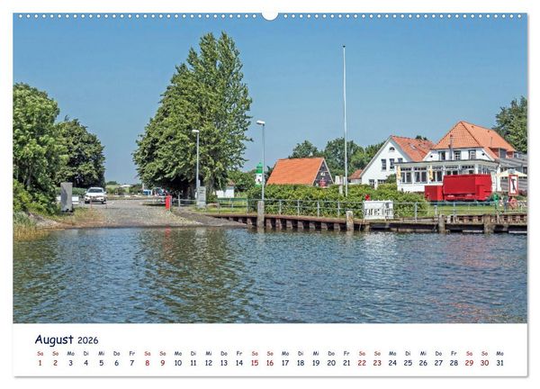 Produktbild: Maritime Schlei (hochwertiger Premium Wandkalender 2026 DIN A2 quer), Kunstdruck in Hochglanz