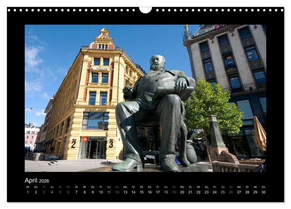 Produktbild: Oslo (Wandkalender 2026 DIN A3 quer), CALVENDO Monatskalender