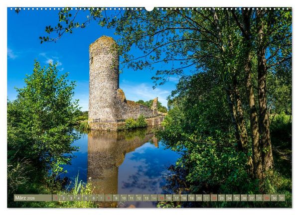 Produktbild: Burgen in Rheinland-Pfalz (hochwertiger Premium Wandkalender 2026 DIN A2 quer), Kunstdruck in Hochglanz