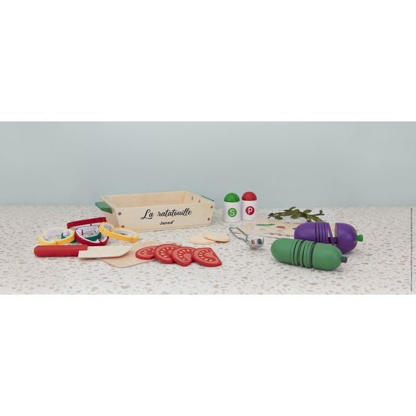 Produktbild: Ratatouille-Kochset &ndash; Mediterranes Gem&uuml;se-Spielset aus Holz