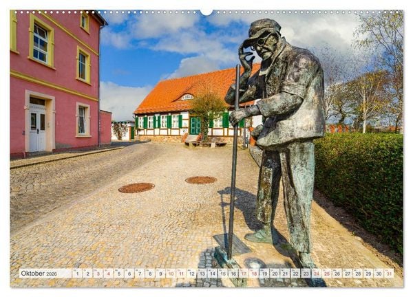 Produktbild: Grimmen Impressionen (hochwertiger Premium Wandkalender 2026 DIN A2 quer), Kunstdruck in Hochglanz