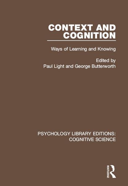 Produktbild: Context and Cognition