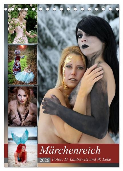 Märchenreich (Tischkalender 2026 DIN A5 hoch), CALVENDO Monatskalender