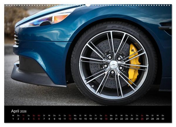 Produktbild: Aston Martin Vanquish Volante (Wandkalender 2026 DIN A2 quer), CALVENDO Monatskalender