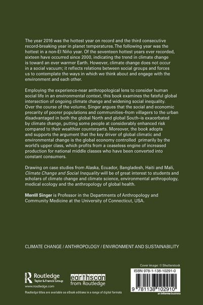 Produktbild: Climate Change and Social Inequality