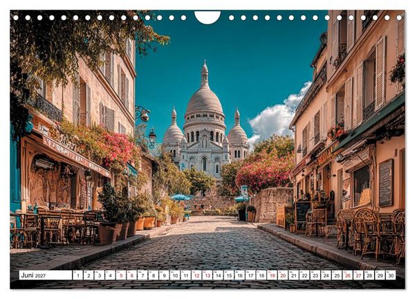 Produktbild: Bonjour, Kaffee! Bonjour, Paris! (Wandkalender 2027 DIN A4 quer), CALVENDO Monatskalender