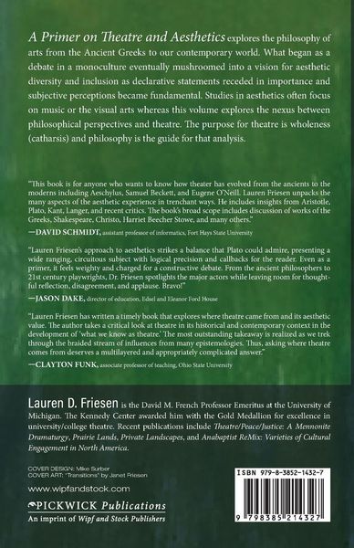 Produktbild: A Primer on Theatre and Aesthetics