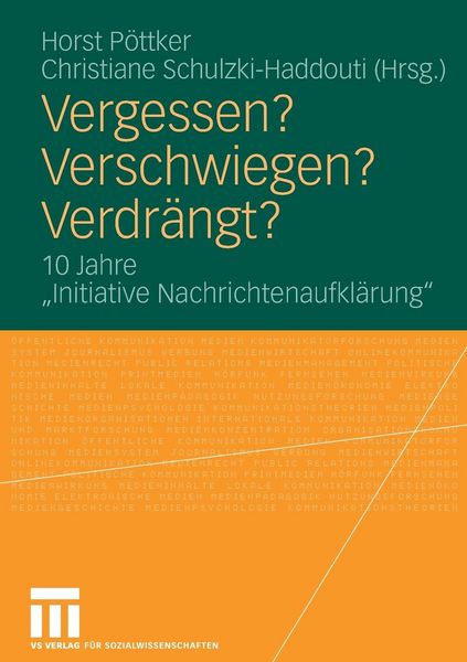 Produktbild: Vergessen? Verschwiegen? Verdr&auml;ngt?