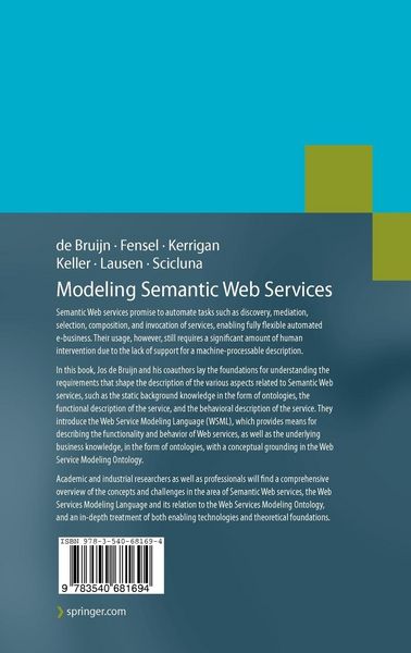 Produktbild: Modeling Semantic Web Services