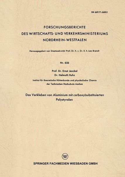 Produktbild: Das Verkleben von Aluminium mit carboxylsubstituierten Polystyrolen