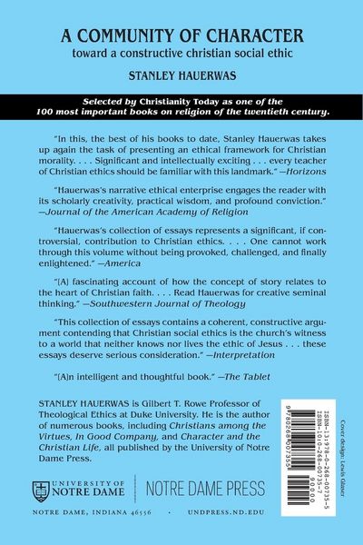 Produktbild: A Community of Character