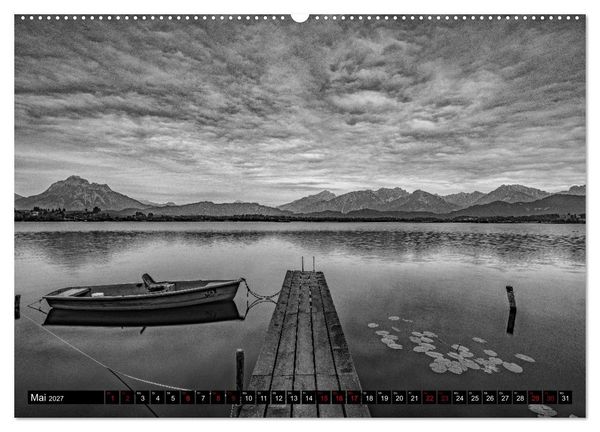 Produktbild: Dramatik in SW (Wandkalender 2027 DIN A2 quer), CALVENDO Monatskalender