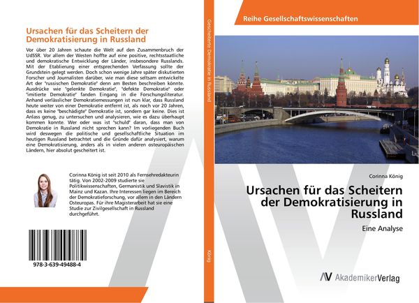 Produktbild: Ursachen f&uuml;r das Scheitern der Demokratisierung in Russland