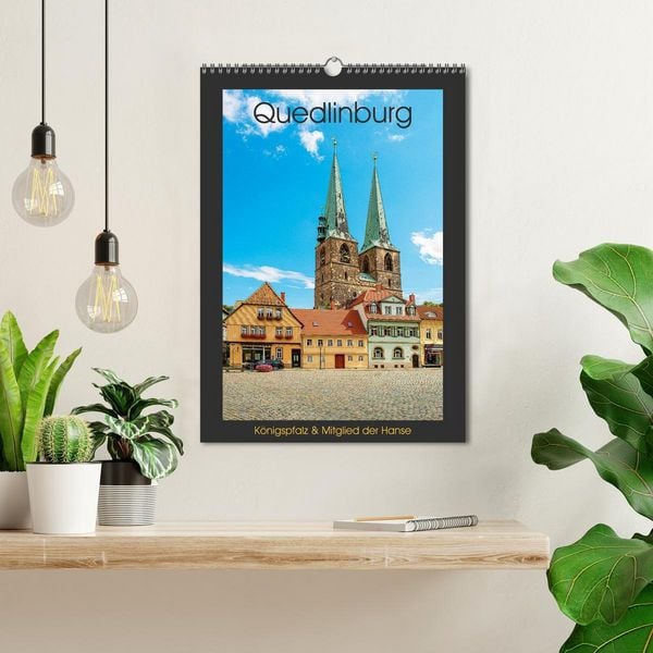 Produktbild: Quedlinburg - K&ouml;nigspfalz & Mitglied der Hanse (Wandkalender 2026 DIN A3 hoch), CALVENDO Monatskalender