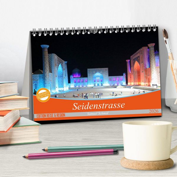 Produktbild: Seidenstrasse (Tischkalender 2026 DIN A5 quer), CALVENDO Monatskalender
