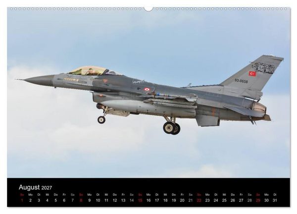Produktbild: F-16 Fliegende Legende (Wandkalender 2027 DIN A2 quer), CALVENDO Monatskalender