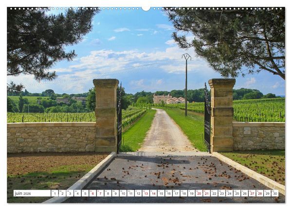 Produktbild: D&eacute;couvrir la r&eacute;gion Nouvelle-Aquitaine (Calendrier mural 2026 DIN A2 vertical), CALVENDO calendrier mensuel