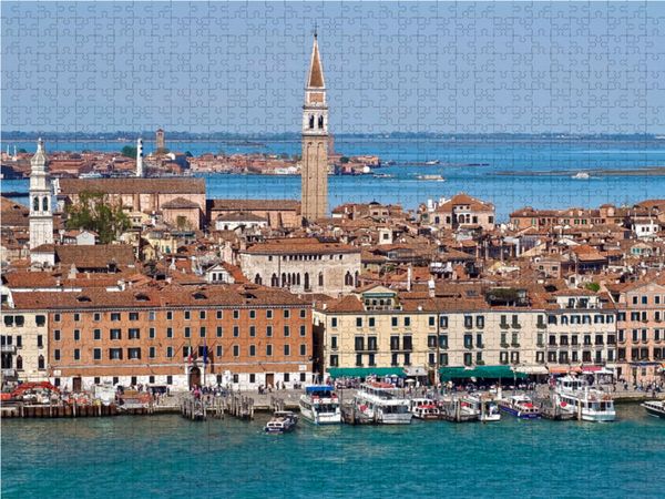 Produktbild: CALVENDO Puzzle Aussicht vom Glockenturm San Giorgio | 1000 Teile Lege-Gr&ouml;&szlig;e 64x48cm Foto-Puzzle f&uuml;r gl&uuml;ckliche Stunden