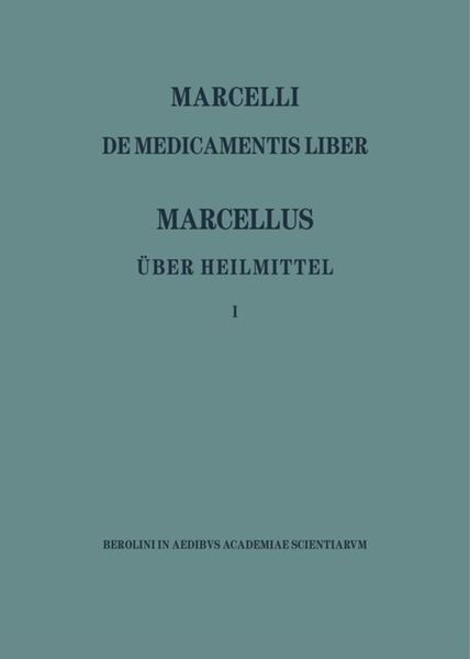 Produktbild: Marcellus &ndash; &Uuml;ber Heilmittel 1