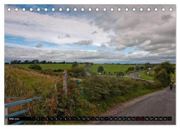 Produktbild: Quer durch Irland - Landschaften pur (Tischkalender 2026 DIN A5 quer), CALVENDO Monatskalender