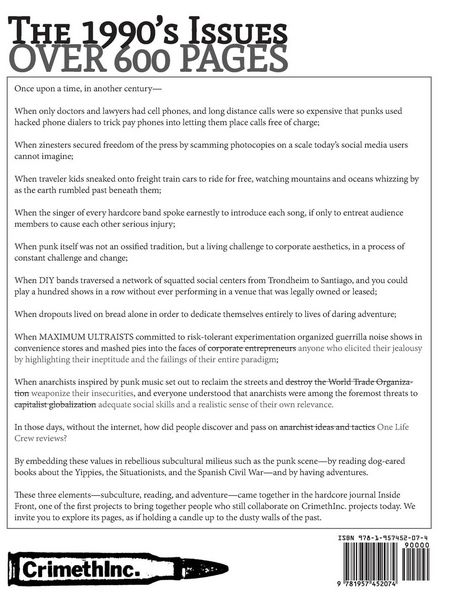 Produktbild: Inside Front Zine - Journal Of Hardcore Punk
