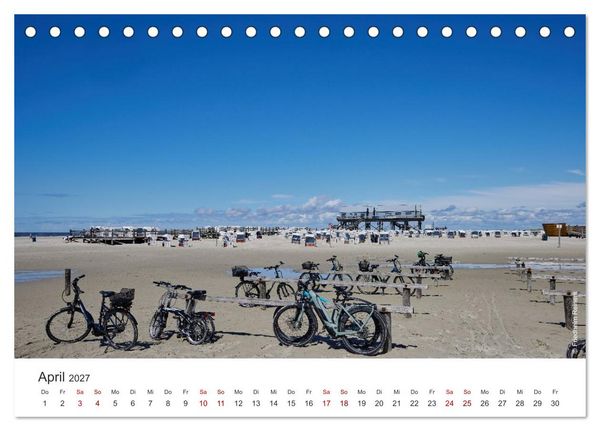 Produktbild: Halbinsel Eiderstedt - Momente der Natur (Tischkalender 2027 DIN A5 quer), CALVENDO Monatskalender