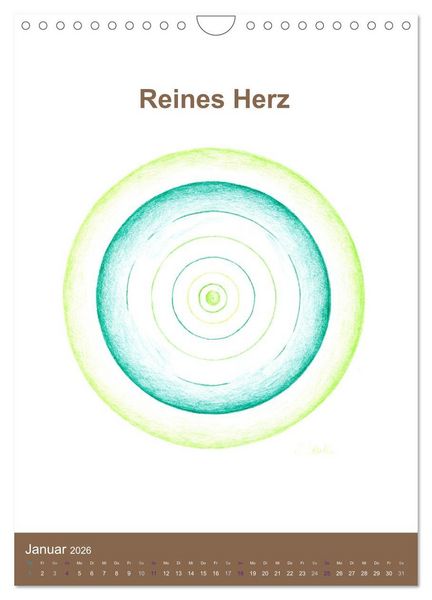 Produktbild: Delfinheilsymbole (Wandkalender 2026 DIN A4 hoch), CALVENDO Monatskalender