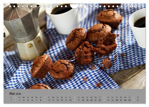Produktbild: S&uuml;&szlig;kram - Leckereien aus der K&uuml;che (Wandkalender 2026 DIN A4 quer), CALVENDO Monatskalender