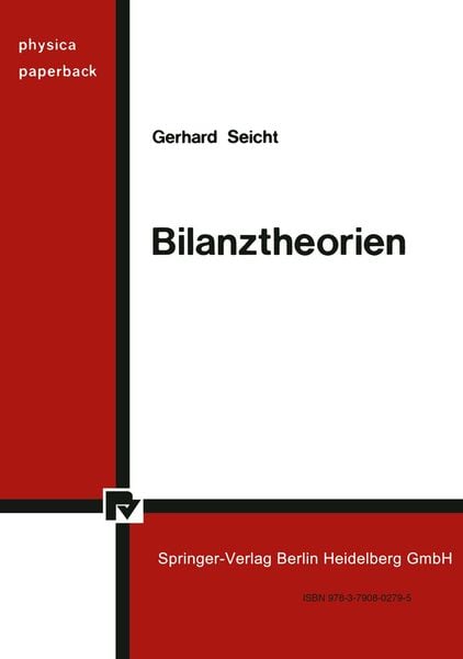 Produktbild: Bilanztheorien