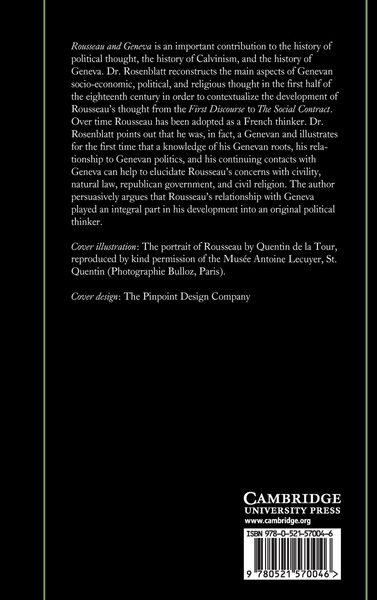 Produktbild: Rousseau and Geneva