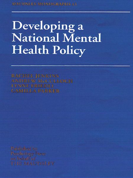 Produktbild: Developing a National Mental Health Policy