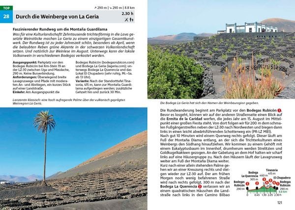 Produktbild: ROTHER Wanderf&uuml;hrer Lanzarote. 40 Touren auf der Feuerinsel im Atlantik &ndash; die sch&ouml;nsten K&uuml;sten- und Vulkanwanderungen