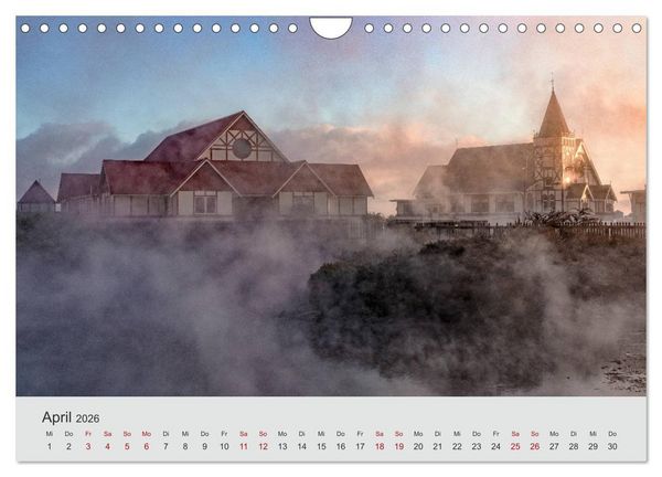 Produktbild: Neuseeland - Eine fotografische Rundreise von Nord nach S&uuml;d (Wandkalender 2026 DIN A4 quer), CALVENDO Monatskalender
