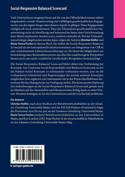 Produktbild: Social-Responsive Balanced Scorecard