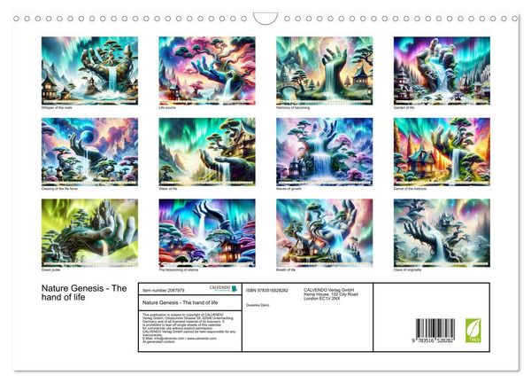 Produktbild: Nature Genesis - The hand of life (Wall Calendar 2026 DIN A3 landscape), CALVENDO 12 Month Wall Calendar
