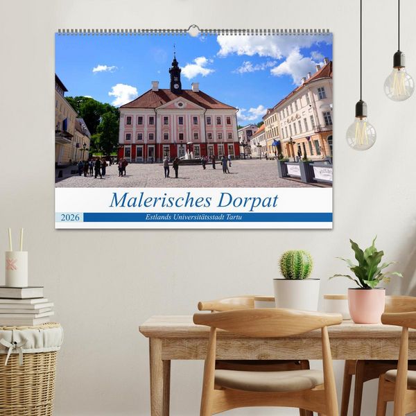 Produktbild: Malerisches Dorpat - Estlands Universit&auml;tsstadt Tartu (Wandkalender 2026 DIN A2 quer), CALVENDO Monatskalender