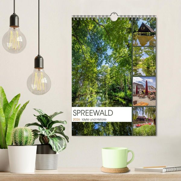 Produktbild: SPREEWALD Idylle und Historie (Wandkalender 2026 DIN A4 hoch), CALVENDO Monatskalender