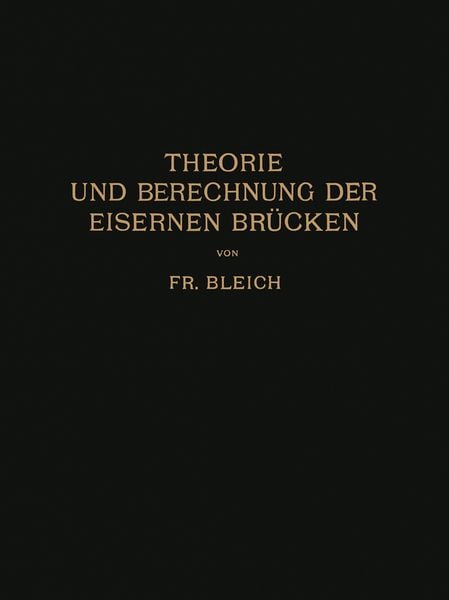 Produktbild: Theorie und Berechnung der Eisernen Br&uuml;cken